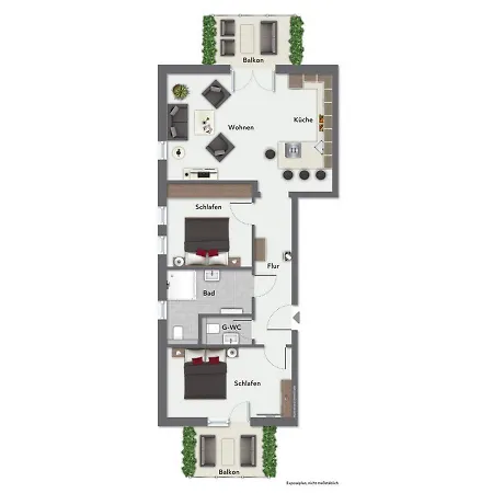 Apartment Strandvilla Meeresblick 01